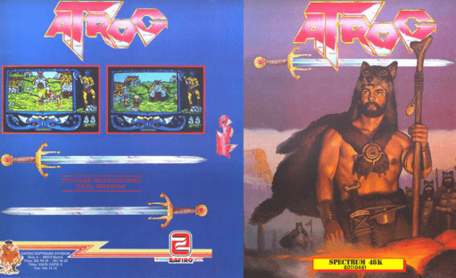 Atrog box art for ZX Spectrum